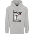 Knights Templar St Georges Day Beauseant Childrens Kids Hoodie Sports Grey