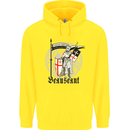 Knights Templar St Georges Day Beauseant Childrens Kids Hoodie Yellow