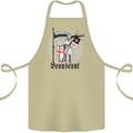 Knights Templar St Georges Day Beauseant Cotton Apron 100% Organic Khaki