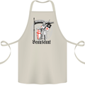 Knights Templar St Georges Day Beauseant Cotton Apron 100% Organic Natural