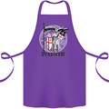 Knights Templar St Georges Day Beauseant Cotton Apron 100% Organic Purple