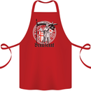 Knights Templar St Georges Day Beauseant Cotton Apron 100% Organic Red