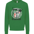 Knights Templar St Georges Day Beauseant Kids Sweatshirt Jumper Irish Green