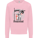 Knights Templar St Georges Day Beauseant Kids Sweatshirt Jumper Light Pink