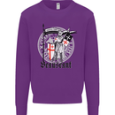 Knights Templar St Georges Day Beauseant Kids Sweatshirt Jumper Purple