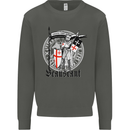 Knights Templar St Georges Day Beauseant Kids Sweatshirt Jumper Storm Grey