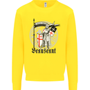 Knights Templar St Georges Day Beauseant Kids Sweatshirt Jumper Yellow