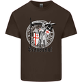 Knights Templar St Georges Day Beauseant Kids T-Shirt Childrens Chocolate