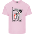Knights Templar St Georges Day Beauseant Kids T-Shirt Childrens Light Pink