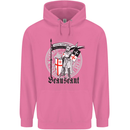 Knights Templar St Georges Day Beauseant Mens 80% Cotton Hoodie Azelea