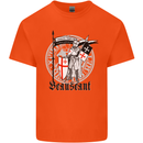 Knights Templar St Georges Day Beauseant Mens Cotton T-Shirt Tee Top Orange