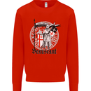 Knights Templar St Georges Day Beauseant Mens Sweatshirt Jumper Bright Red