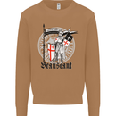 Knights Templar St Georges Day Beauseant Mens Sweatshirt Jumper Caramel Latte