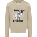 Knights Templar St Georges Day Beauseant Mens Sweatshirt Jumper Sand
