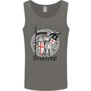 Knights Templar St Georges Day Beauseant Mens Vest Tank Top Charcoal
