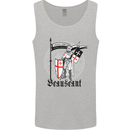 Knights Templar St Georges Day Beauseant Mens Vest Tank Top Sports Grey