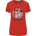 Knights Templar St Georges Day Beauseant Womens Wider Cut T-Shirt Red