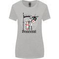 Knights Templar St Georges Day Beauseant Womens Wider Cut T-Shirt Sports Grey