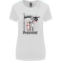Knights Templar St Georges Day Beauseant Womens Wider Cut T-Shirt White