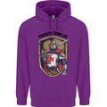 Knights Templar St Georges Day England Childrens Kids Hoodie Purple