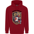 Knights Templar St Georges Day England Childrens Kids Hoodie Red