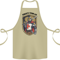 Knights Templar St Georges Day England Cotton Apron 100% Organic Khaki