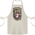 Knights Templar St Georges Day England Cotton Apron 100% Organic Natural