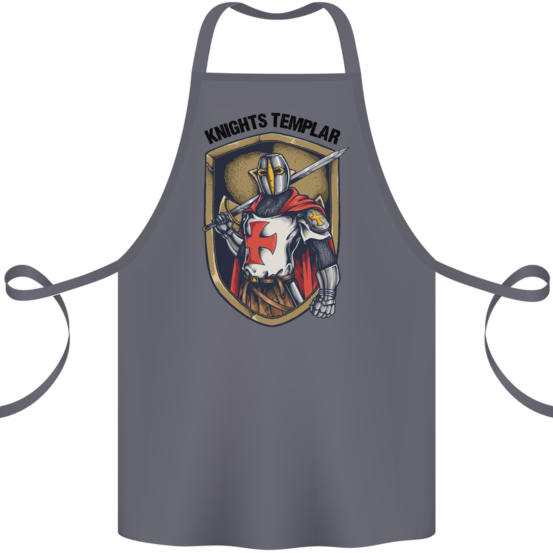 Knights Templar St Georges Day England Cotton Apron 100% Organic Steel