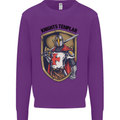 Knights Templar St Georges Day England Kids Sweatshirt Jumper Purple