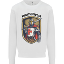 Knights Templar St Georges Day England Kids Sweatshirt Jumper White
