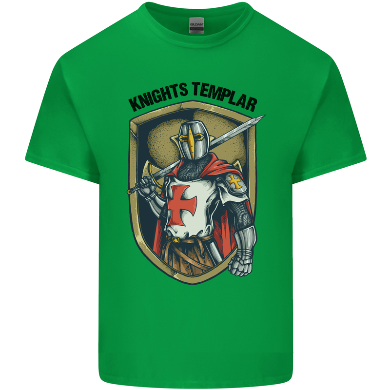 Knights Templar St Georges Day England Kids T-Shirt Childrens Irish Green