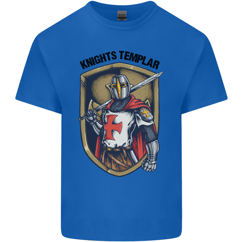 Knights Templar St Georges Day England Kids T-Shirt Childrens Royal Blue