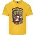 Knights Templar St Georges Day England Kids T-Shirt Childrens Yellow