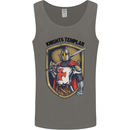 Knights Templar St Georges Day England Mens Vest Tank Top Charcoal
