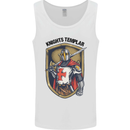 Knights Templar St Georges Day England Mens Vest Tank Top White
