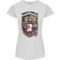 Knights Templar St Georges Day England Womens Petite Cut T-Shirt White