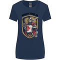 Knights Templar St Georges Day England Womens Wider Cut T-Shirt Navy Blue