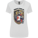 Knights Templar St Georges Day England Womens Wider Cut T-Shirt White