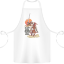 Knights Templar on a Horse Cotton Apron 100% Organic White