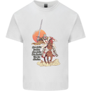 Knights Templar on a Horse Kids T-Shirt Childrens White