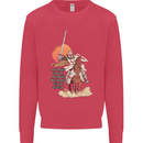 Knights Templar on a Horse Mens Sweatshirt Jumper Heliconia