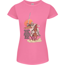 Knights Templar on a Horse Womens Petite Cut T-Shirt Azalea
