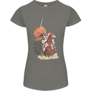Knights Templar on a Horse Womens Petite Cut T-Shirt Charcoal