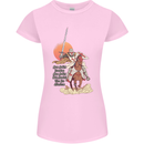 Knights Templar on a Horse Womens Petite Cut T-Shirt Light Pink