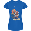 Knights Templar on a Horse Womens Petite Cut T-Shirt Royal Blue