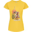 Knights Templar on a Horse Womens Petite Cut T-Shirt Yellow