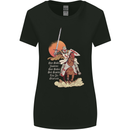 Knights Templar on a Horse Womens Wider Cut T-Shirt Black