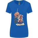 Knights Templar on a Horse Womens Wider Cut T-Shirt Royal Blue