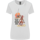 Knights Templar on a Horse Womens Wider Cut T-Shirt White