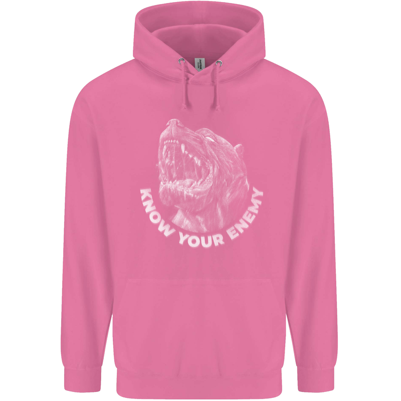 Know Your Enemy Staffy Staffordshire Terrier Childrens Kids Hoodie Azalea